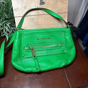 Michael Kors Vibrant Green Shoulder Bag